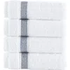 Brooks Brothers Ottoman Rolls 4-pack Turkish Cotton Bath Towels In Navy