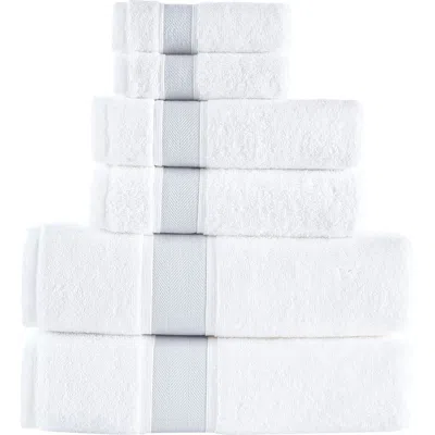 Brooks Brothers Ottoman Rolls 6-piece Towel Set In Multi