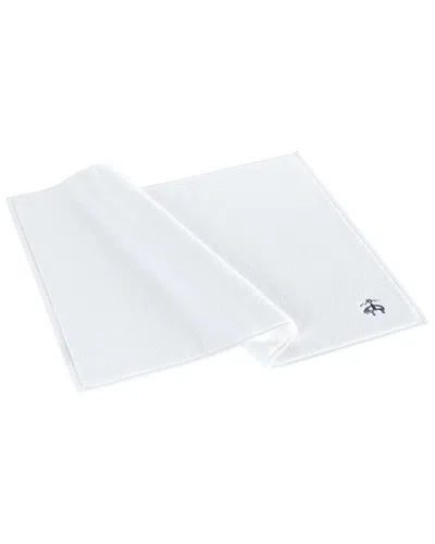 Brooks Brothers Ottoman Rolls Bath Mat In White