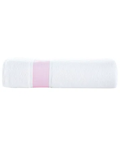Brooks Brothers Ottoman Rolls Bath Sheet In Pink