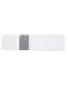 Brooks Brothers Ottoman Rolls Bath Sheet In Silver