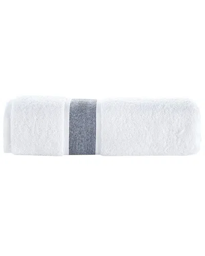 Brooks Brothers Ottoman Rolls Bath Towel In White