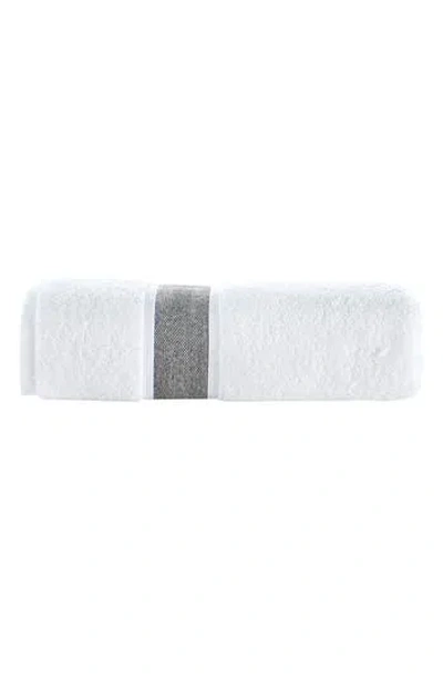 Brooks Brothers Ottoman Rolls Cotton Towel In Gray