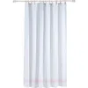Brooks Brothers Ottoman Rolls Shower Curtain In White