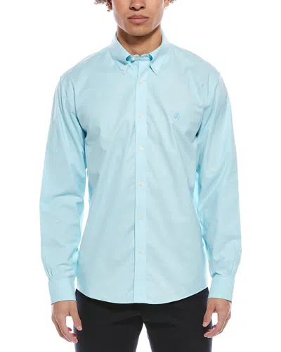 Brooks Brothers Oxford Check Shirt In Blue