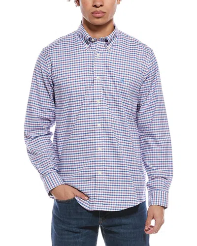 Brooks Brothers Oxford Check Shirt In Purple