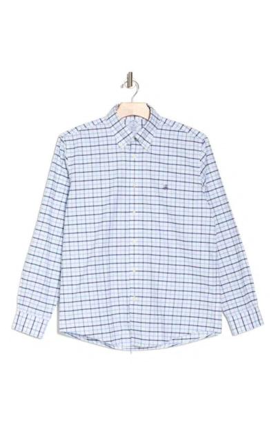 Brooks Brothers Oxford Regular Fit Button-down Shirt In Blue