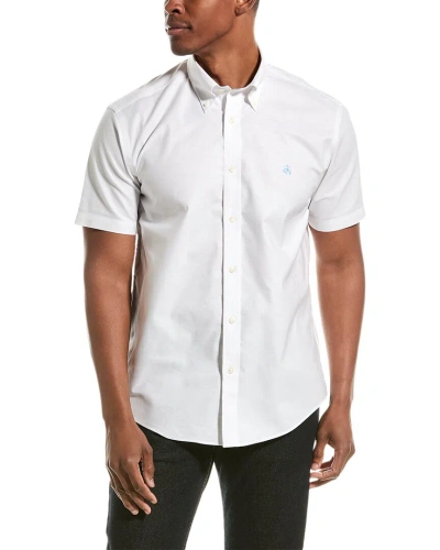 Brooks Brothers Oxford Regular Fit Shirt In White
