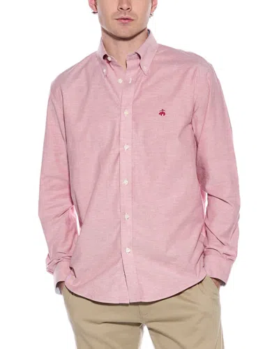 Brooks Brothers Oxford Shirt In Red