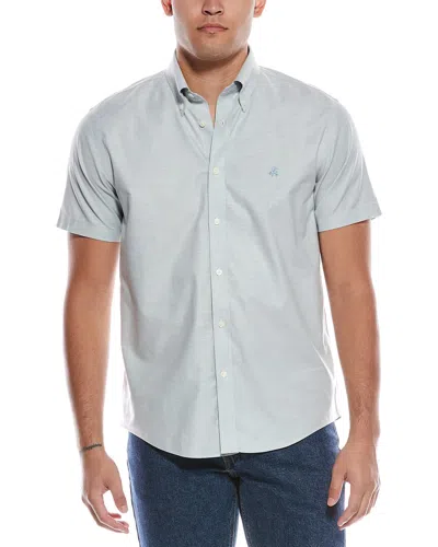 Brooks Brothers Oxford Solid Shirt In Green