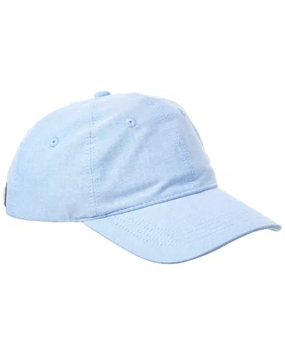 Brooks Brothers Oxford Stripe Baseball Cap In Blue