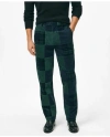 Brooks Brothers Patchwork Corduroy Pants In Multicolor