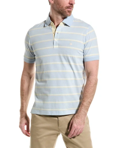 Brooks Brothers Peached Polo Shirt In Blue