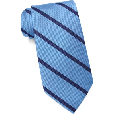 Brooks Brothers Pencil Stripe Silk Tie In Light Blue