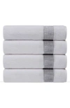 BROOKS BROTHERS DEPERA PERA 4-PIECE TURKISH COTTON TOWELS SET