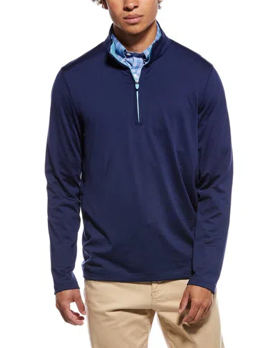 Brooks Brothers Performance 1/2-zip Pullover In Blue