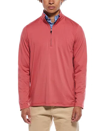 Brooks Brothers Performance 1/2-zip Pullover In Red