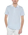 Brooks Brothers Feeder Stripe Performance Knit Polo In Blue