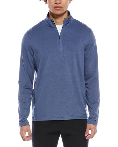 Brooks Brothers Performance Knit 1/2-zip Pullover In Blue