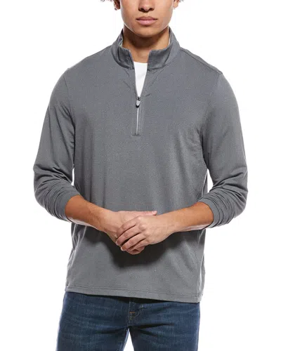 Brooks Brothers Performance Knit 1/2-zip Pullover In Gray