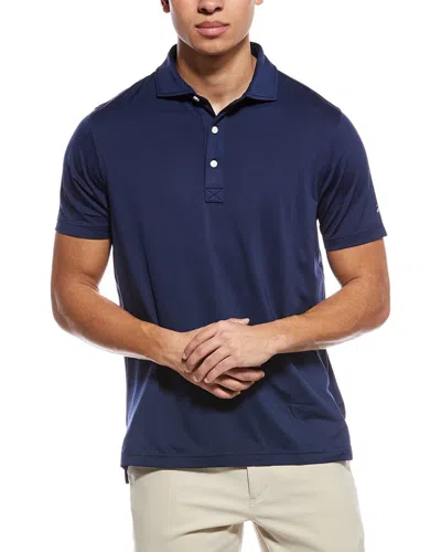 Brooks Brothers Performance Knit Polo Shirt In Blue