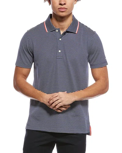 Brooks Brothers Performance Knit Polo Shirt In Blue