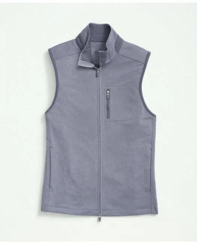 Brooks Brothers Performance Series Full-zip Pique Vest | Blue | Size Small