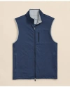 Brooks Brothers Performance Series Full-zip Vest In Navy Heather