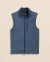 Brooks Brothers Performance Series Full-zip Vest Shirt In Blue