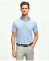 Brooks Brothers Performance Series Micro Stripe Jersey Polo Shirt | Blue | Size Xs
