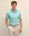 Brooks Brothers Performance Series Micro Stripe Jersey Polo Shirt In Gold