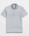 Brooks Brothers Performance Series Micro Stripe Jersey Polo Shirt In Gray