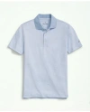 Brooks Brothers Performance Series Micro Stripe Jersey Polo Shirt In Green
