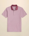 Brooks Brothers Performance Series Micro Stripe Jersey Polo Shirt In Pink