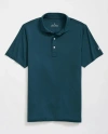 Brooks Brothers Performance Series Spread Collar Polo Shirt In Green
