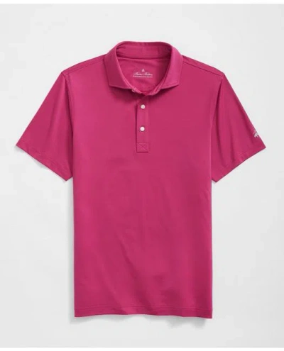 Brooks Brothers Performance Series Spread Collar Polo Shirt In Pink