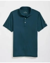 Brooks Brothers Performance Series Spread Collar Polo Shirt In Teal