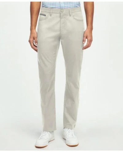Brooks Brothers Performance Series Stretch 5-pocket Pants In Grey
