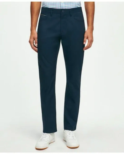 Brooks Brothers Performance Series Stretch 5-pocket Pants In Navy