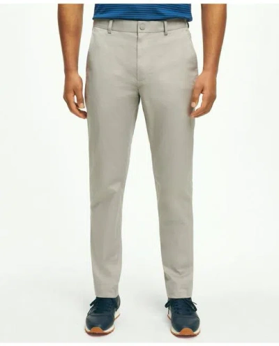 Brooks Brothers Performance Series Stretch Chino Pants In Grey