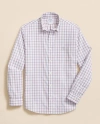 Brooks Brothers Performance Series Stretch Polo Button-down Collar, Windowpane Sport Shirt In Multi