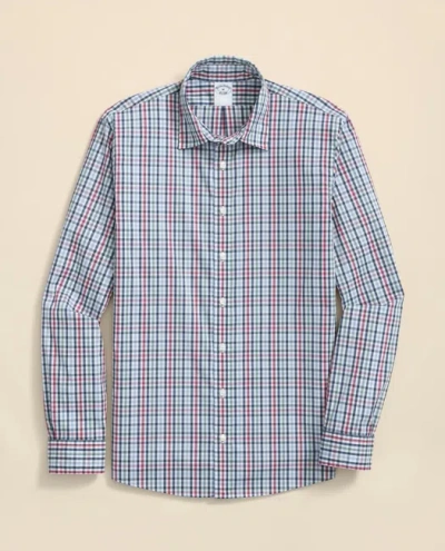 Brooks Brothers Performance Plaid Button-up Shirt In Pattern