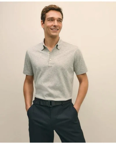 Brooks Brothers Performance Series Supima Cotton Jersey Polo Shirt In Grey