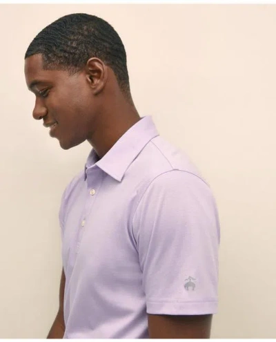 Brooks Brothers Performance Series Supima Cotton Jersey Polo Shirt In Purple