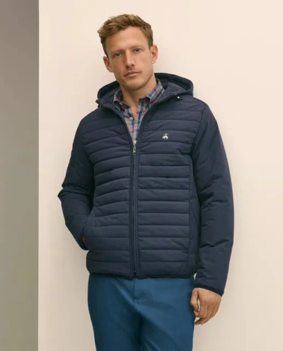 Brooks Brothers Performance Series Water Resistant Stretch Tech Jacket In Blue