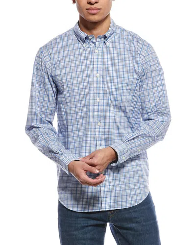 Brooks Brothers Performance Shirt In Blue