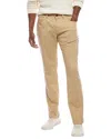 Brooks Brothers Performance Straight Front Pant In Brown