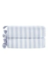 Brooks Brothers Pesthemal 2-pack Turkish Cotton Bath Towels In Blue