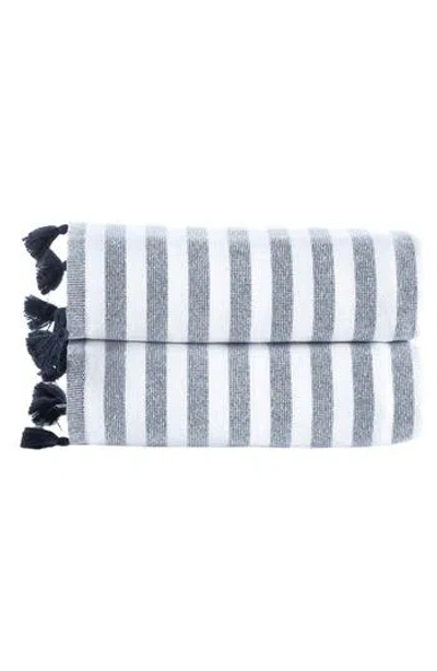 Brooks Brothers Pesthemal 2-pack Turkish Cotton Bath Towels In Gray