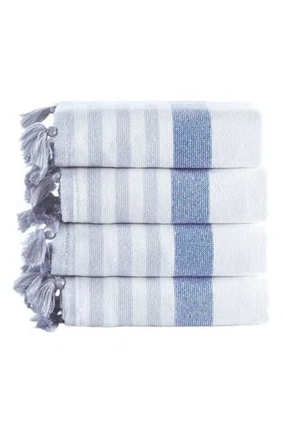 Brooks Brothers Pesthemal 4-pack Turkish Cotton Hand Towels In White